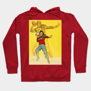 Vintage Sports, Boy as Future Football Quarterback Hoodie